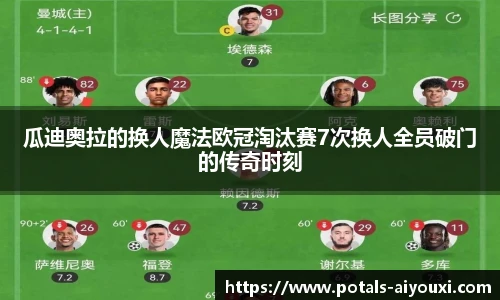瓜迪奥拉的换人魔法欧冠淘汰赛7次换人全员破门的传奇时刻